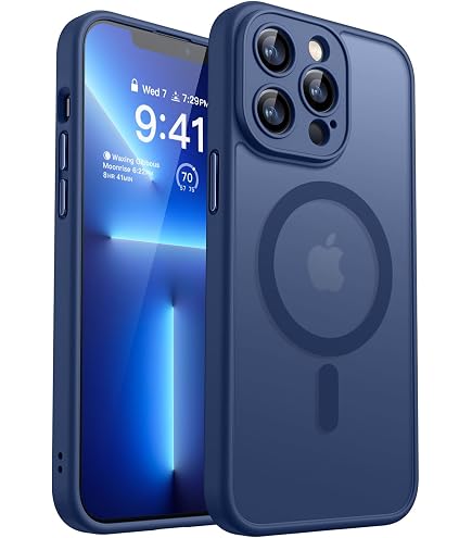 Amazon.co.jp: JETech iPhone 13 Pro用 マグネットマットケース (紺